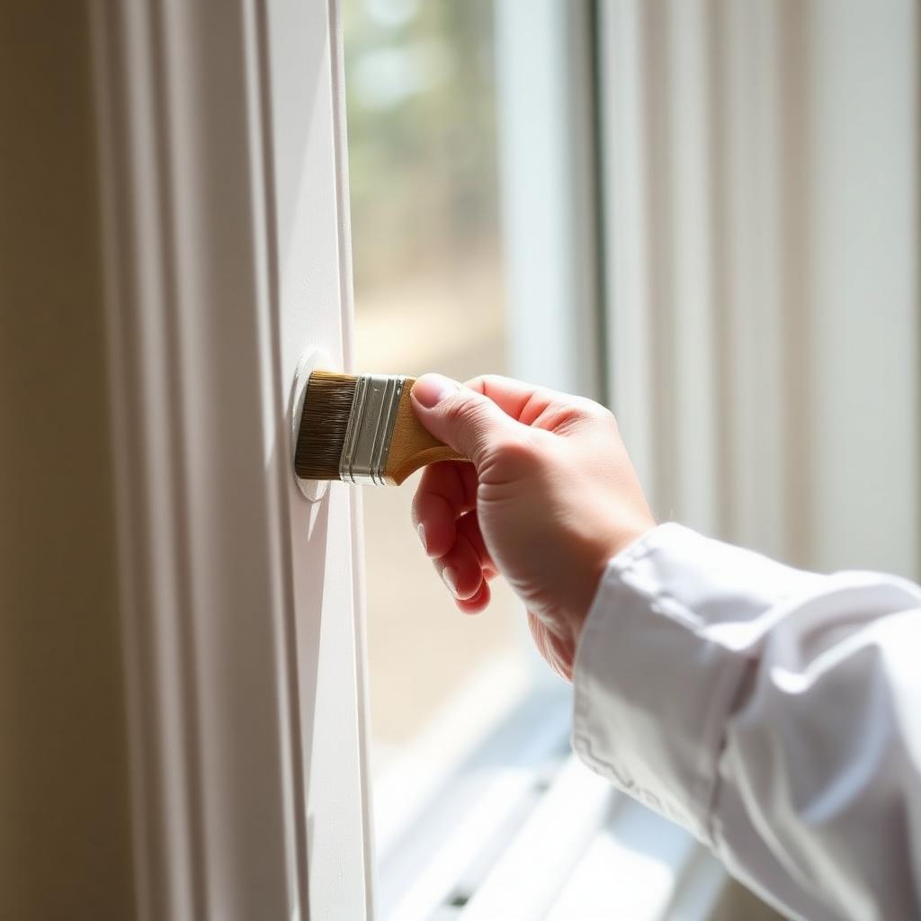 Trim & detail work by professional residential painters